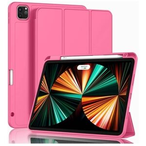 Ipad Pink Tablet Case with Pencil Holder